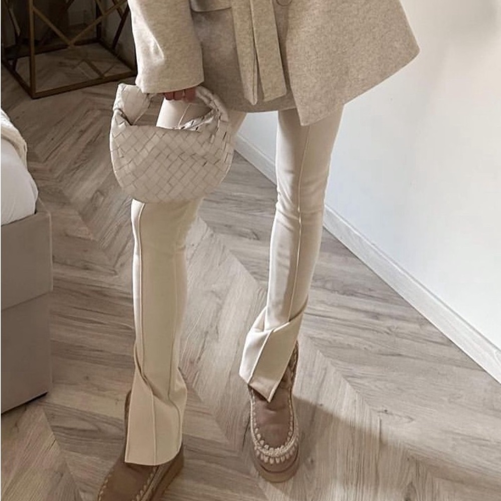 Leggings Zara beige cut